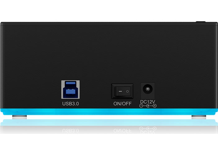 RaidSonic IB-127CL-U3 Speicherlaufwerk-Docking-Station Schwarz (IB-127CL-U3) afbeelding 1