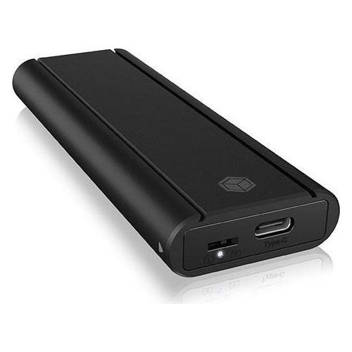 ext. M.2 NVMe Gehäuse, Werkzeiglos, USB 3.2 (Gen 2) Type-C®/Type-A, Aluminium, schwarz (IB-1807MT-C31) afbeelding 1