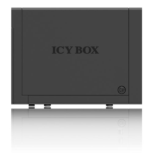 ICY BOX IB-RD3640SU3 4 fach RAID USB3.0 eSATA fuer 4x 8,9cm 3.5" SATA I/II/III HDD RAID 0/1/3/5/10/Single Smart Luefter Aluminium (20641) afbeelding 2