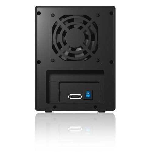 ICY BOX IB-RD3640SU3 4 fach RAID USB3.0 eSATA fuer 4x 8,9cm 3.5" SATA I/II/III HDD RAID 0/1/3/5/10/Single Smart Luefter Aluminium (20641) afbeelding 3