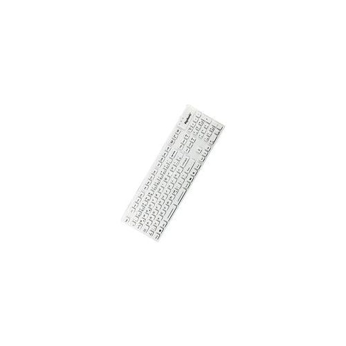 KEYSONIC Silikon Keyboard KSK-8030" weiß (28063) afbeelding 1