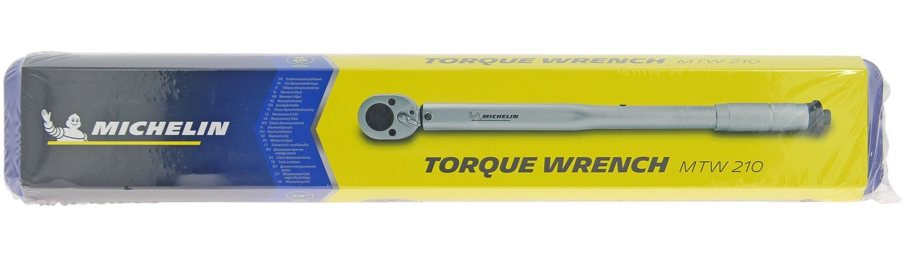 Malette Clé dynamo 1/2 40-210Nm - MICHELIN - avec barre d'entension 1/2 125mm et adaptateur 1/2*3/8 9.5mm*12.7mm afbeelding 3