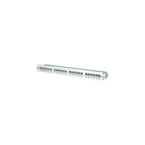 METZ CONNECT BTR IT CONNECT E-DAT C6 24x8(8) Cat.6 - Patch Panel - Silber - 1U - 24 Ports (130855-E) afbeelding 1