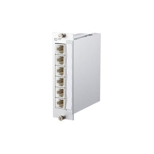 METZ CONNECT BTR E-DAT C6A 6x8 AP-Verteiler - Modulare Eingabe - Eloxiertes Aluminium - 6 Ports (130857C-E) afbeelding 1