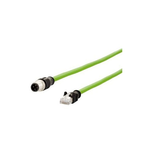 METZ CONNECT 142M4D15100 Netzwerkkabel 10 m Cat5e Grün (142M4D15100) afbeelding 1