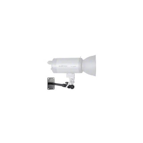 Walimex pro Fotostudio Wandstativ 34-54 cm, Auslegerarm Halterung mit 1/4" 3/8" Gewinde, Doppelseitiger 5/8 Spigot, belastbar bis 6kg, robustes Deckenstativ ideal für Videoleuchten, Softboxen, Kameras (1016444) afbeelding 1