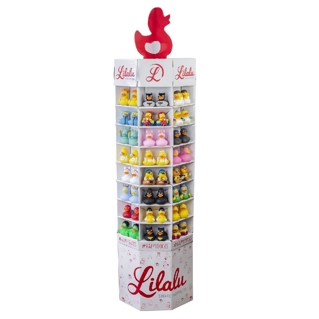 Lilalu Rotating Display for 128 Rubber Ducks