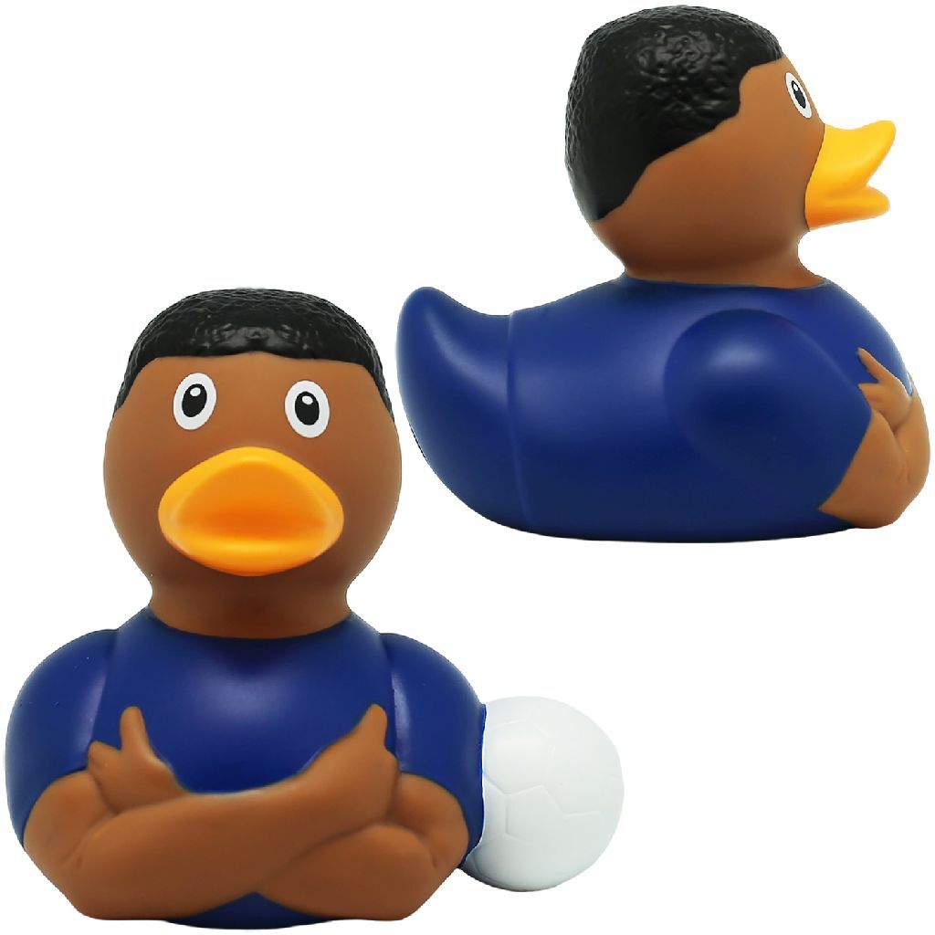 Lilalu Football Star Rubber Duck for Collecting and Gifting