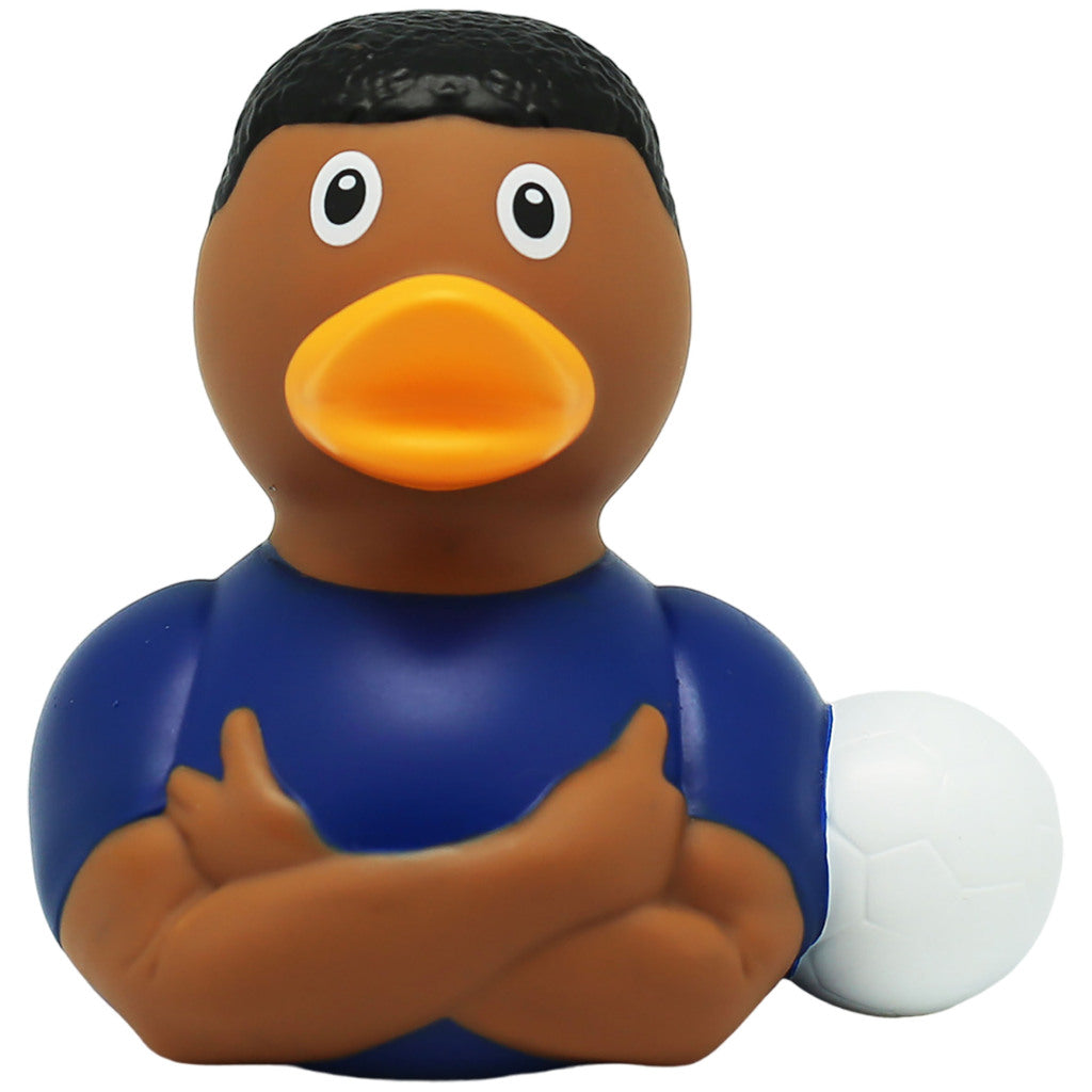 Lilalu Football Star Rubber Duck for Collecting and Gifting