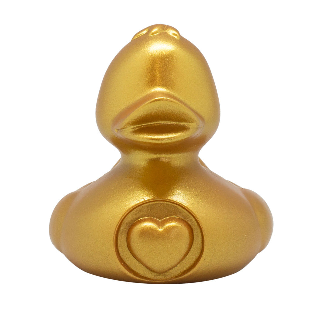 Lilalu My Heart Rubber Duck - Golden