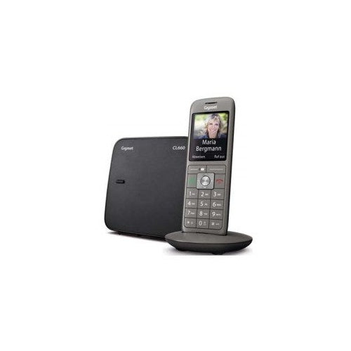 Gigaset CL660 - Schnurlostelefon mit Rufnummernanzeige - DECT\GAP - Schwarz, Anthrazit (S30852-H2804-B101) afbeelding 1