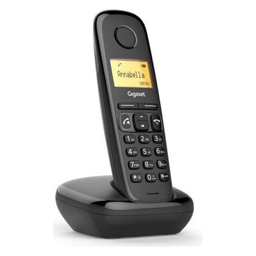 Gigaset A270A - Schnurlostelefon - Anrufbeantworter mit Rufnummernanzeige - DECT\GAP - Schwarz (S30852-H2832-B101) afbeelding 1