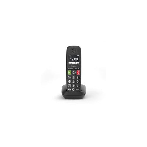 Gigaset E290 - Schnurlostelefon mit Rufnummernanzeige - ECO DECT\GAP - Schwarz (S30852-H2901-B101) afbeelding 1
