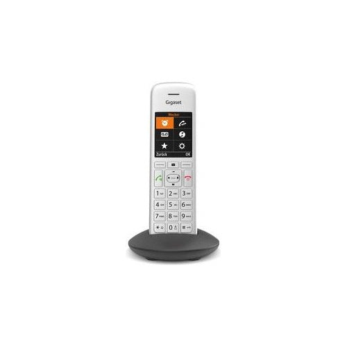 Gigaset CE575HX - DECT-Telefon - Kabelloses Mobilteil - Freisprecheinrichtung - 200 Eintragungen - Anrufer-Identifikation - Silber (S30852-H2969-B104) afbeelding 1
