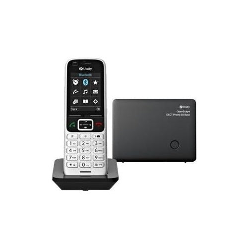 Unify OpenScape DECT Phone S6 Base - Schnurlostelefon - mit Bluetooth-Schnittstelle mit Rufnummernanzeige - ECO DECT - Schwarz afbeelding 1
