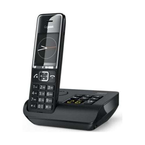 Gigaset COMFORT 550A. Typ: Analoges Telefon, Hörertyp: Kabelloses Mobilteil. Freisprecheinrichtung. Maximum Innenabstand: 50 m, Maximum Außenabstand: 300 m. Telefonbuch Kapazität: 200 Eintragungen. Anrufer-Identifikation. Bildschirmdiagonal afbeelding 1