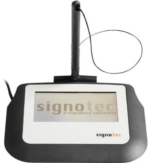 Signotec Pad Sigma Signature Pad with Backlight - Unterschriften-Terminal mit LCD Anzeige - 9,5 x 4,7 cm - verkabelt - USB - Nicht Terminal fähig!! (ST-BE105-2-U100) afbeelding 1