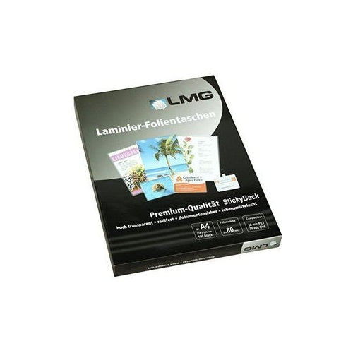 FOLIENTA.SKL A4 80MIC 100XGLÄN (LMGA4-80S) afbeelding 1