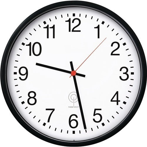 FUNK-WANDUHR KUNSTST.SCHW.30CM (51.130.312) afbeelding 1