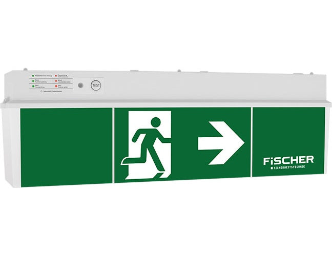 Fischer LED-Rettungszeichenleuchte 3/8h,18m,IP54 ULU383AT2.V4 (ULU383AT2.V4) afbeelding 1