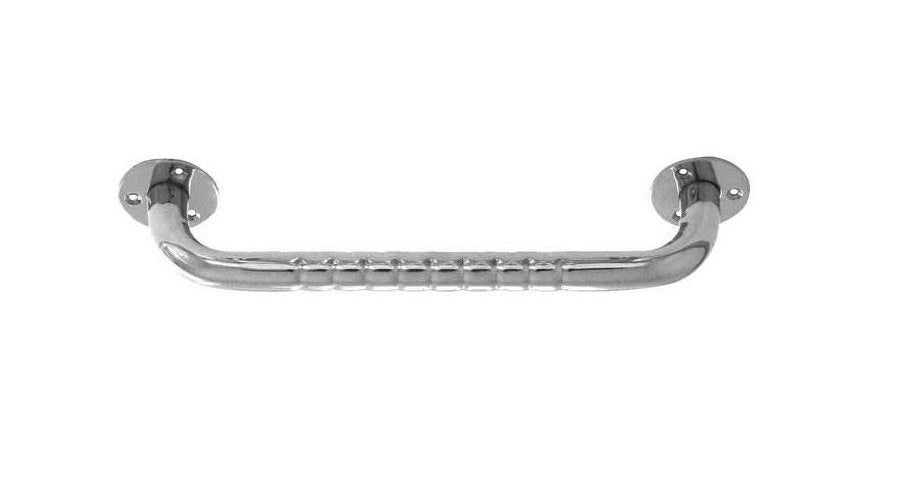 Stainless steel corrugated bathroom handrail 40 cm afbeelding 1