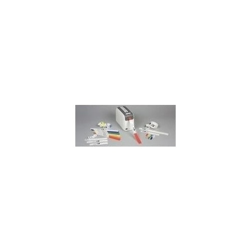 Zebra Z-Band Direct - Perforierte Polypropylen-Armbänder mit Acryl-Klebemittel - 6 mil orange, Fühlmarke schwarz - 25,4 x 279,4 mm 1200 Stck. (6 Rolle(n) x 200) - für Zebra HC100, HC100 Patient I.D. Solution (10006995-6K) afbeelding 1