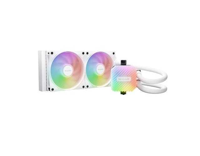 be quiet! Light Loop - Prozessor-Flüssigkeitskühlsystem - Kühlergröße: 240 mm - (für: AM5, AM4, LGA1851, LGA1700, LGA1200, LGA1150, LGA1151, LGA1155) - 120 mm - white (BW021) afbeelding 1