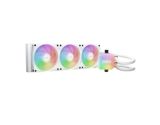 be quiet! Light Loop - Prozessor-Flüssigkeitskühlsystem - Kühlergröße: 360 mm - (für: LGA1851, LGA1700, LGA1200, LGA1150, LGA1151, LGA1155, AM4, AM5) - 120 mm - weiß (BW023) afbeelding 1