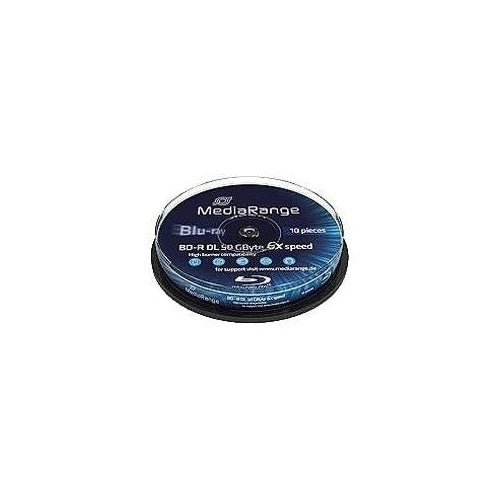 MediaRange - 10 x BD-R DL - 50GB 6x - Spindel (MR507) afbeelding 1