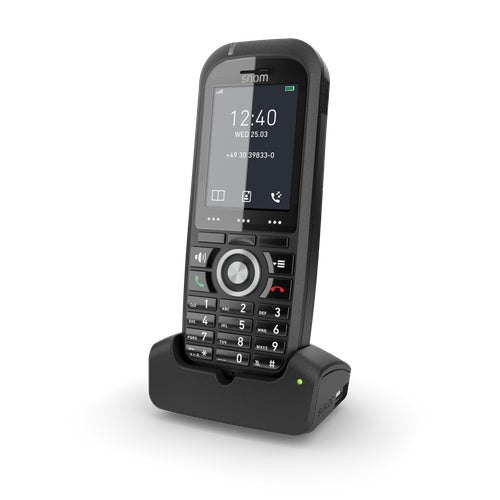 Snom M70 DECT-Telefon-Mobilteil Anrufer-Identifikation Schwarz (4423) afbeelding 1