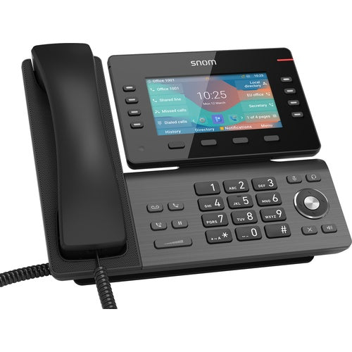 Snom D862 - IP-Telefon - Schwarz - Linux - 10000 Eintragungen - LCD - 12,7 cm (5" ) (00004535) afbeelding 1
