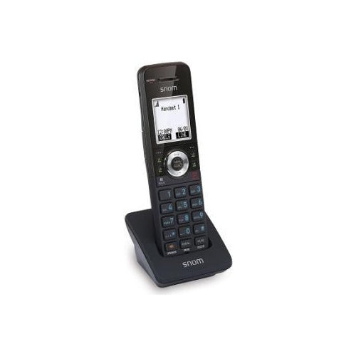 Snom 110 SC DECT Bundle - DECT-Telefon - Kabelloses Mobilteil - Freisprecheinrichtung - 1000 Eintragungen - Anrufer-Identifikation - Schwarz (4610) afbeelding 1