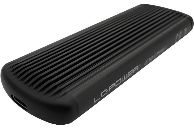 LC Power LC-M2-C-NVME-2 - Speichergehäuse - M.2 - M.2 NVMe Card - USB 3,2 (Gen 2x1) - Schwarz (LC-M2-C-NVME-2) afbeelding 1