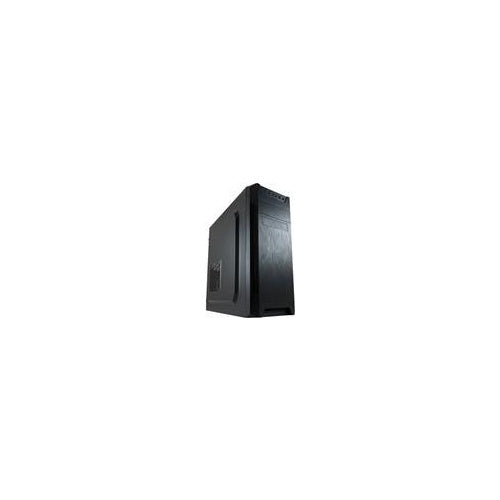 LC Power Classic 7040B - MDT - ATX - keine Spannungsversorgung - Schwarz, Gebürstetes Aluminium / Schwarz - USB/Audio afbeelding 1
