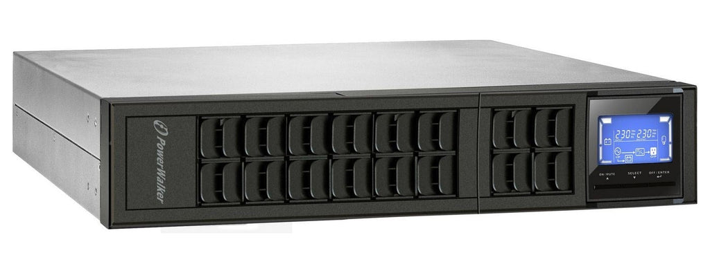 PowerWalker VFI 1000CRM LCD Double-conversion (Online) 1 kVA 800 W 3 AC outlet(s) afbeelding 3