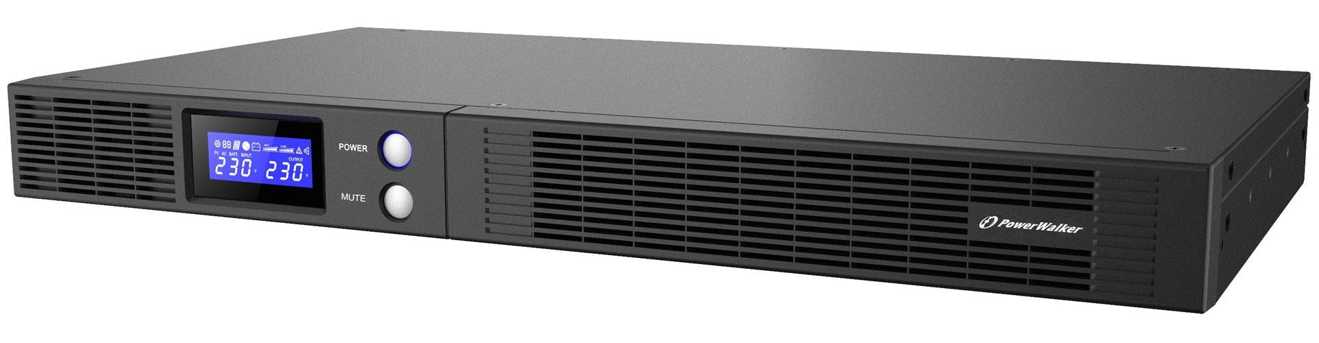 PowerWalker VI 750 R1U Line-Interactive 0.75 kVA 450 W 4 AC outlet(s) afbeelding 1