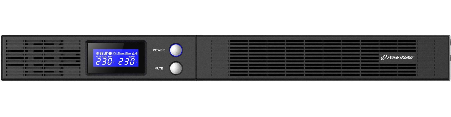 PowerWalker VI 750 R1U Line-Interactive 0.75 kVA 450 W 4 AC outlet(s) afbeelding 2