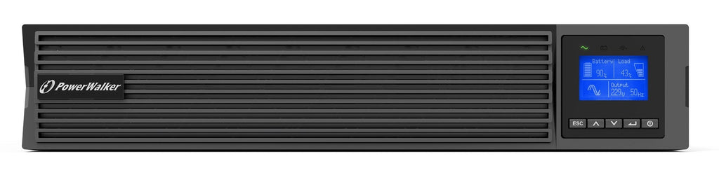 PowerWalker VFI 3000 ICR IoT Double-conversion (Online) 3 kVA 3000 W 9 AC outlet(s) afbeelding 4