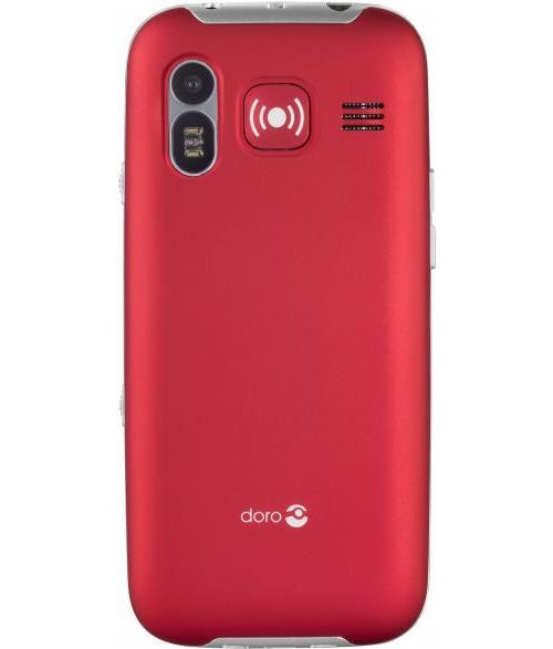 DORO Primo 368 - Mobiltelefon - microSD slot, - microSD slot - 320 x 240 Pixel - TFT - 3 MP - Rot afbeelding 1