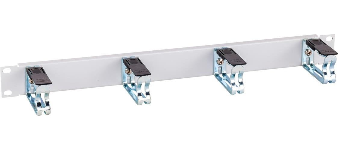 19"-Kabelführung 1HE 4 Ösen Metall, lg (21-3145-41) afbeelding 1