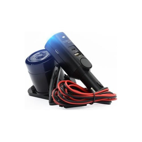 Technaxx TX-168 Auto Alarmanlage Inkl. Fernbedienung, Innenraumüberwachung, integrierte LED (blinkend), Integrierter Akku, Mobil einsetzbar, Panikalarmfunktion (4927) - 4260358124759 - image 1