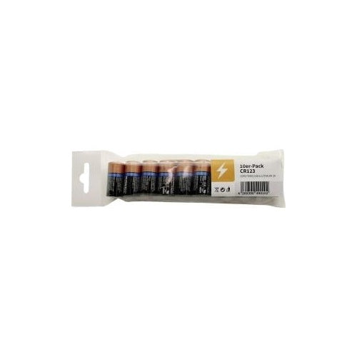 Duracell Fotobatterie CR-123A Lithium Ultra DL123A 3 V 10 St. (B123DMULTI10) afbeelding 1