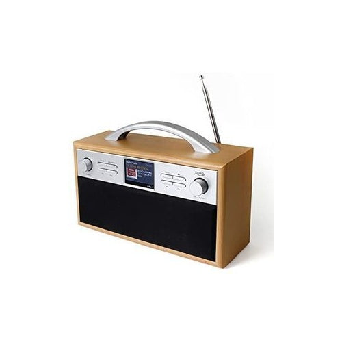 Xoro DAB 250 IR WLAN-Stereo-Internetradio DAB+/FM/Spotify/Bluetooth, braun (XOR400900) afbeelding 1