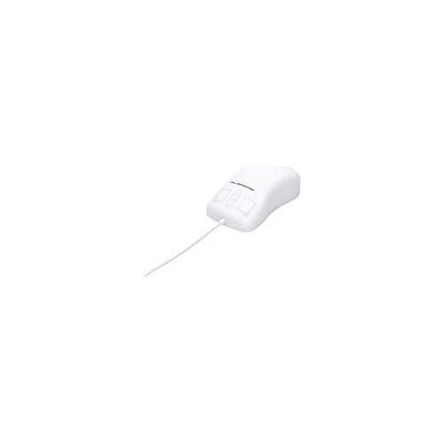 Gett Indumouse Pro TKH-MOUSE-PRO-IP68-WHITE-USB - Maus - ergonomisch - rechts- und linkshändig - Infrared - 5 Tasten - kabelgebunden - USB - white afbeelding 1