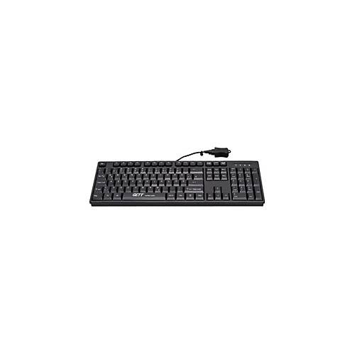 GETT GCQ CleanType Easy Basic USB BLACK spritzwasserdicht antimikrobielle Oberflaeche weiss 105 Tasten (CH) (KL26216) afbeelding 1
