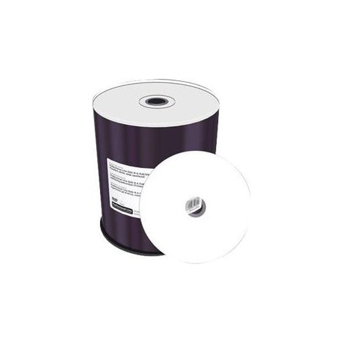 MediaRange Professional Line - 100 x DVD-R - 4,7GB (120 Min.) 16x - weiß - mit Tintenstrahldrucker bedruckbare Oberfläche - Spindel (MRPL601-C) afbeelding 1