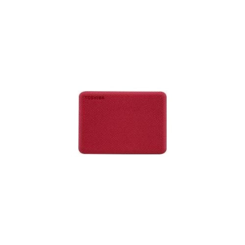 Toshiba Canvio Advance - Festplatte - 1TB - extern (tragbar) - 2.5" (6,4 cm) - USB 3,2 Gen 1 - Rot (HDTCA10ER3AA) afbeelding 1