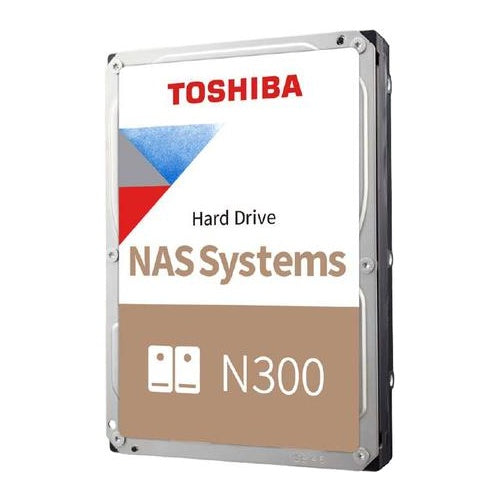 TOSHIBA N300 NAS HARD DRIVE 16TB BULK 3.5 SATA 7200 RPM 512MB CMR (HDWG51GUZSVA) afbeelding 1