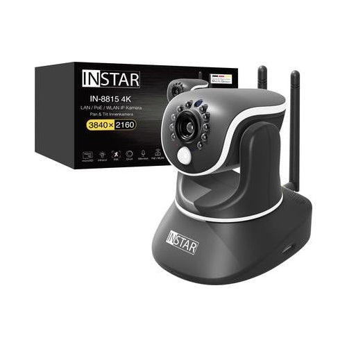 INSTAR IN-8815 4K schwarz - LAN PoE WLAN Version (18005) afbeelding 1