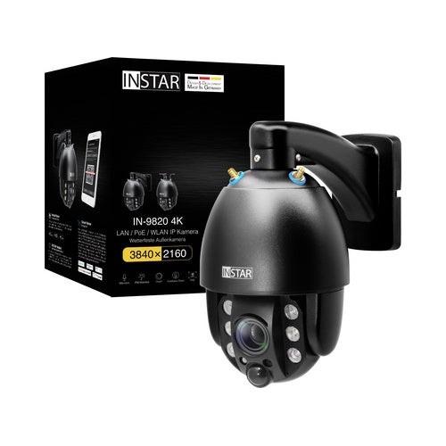 INSTAR IN-9820 4K schwarz 18003 IPÜberwachungskamera (INSTAR IN-9820 4K schwarz 18003) afbeelding 1